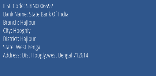 State Bank Of India Hajipur Branch Hajipur IFSC Code SBIN0006592