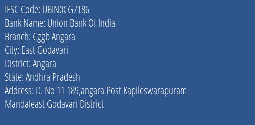 Union Bank Of India Cggb Angara Branch, Branch Code CG7186 & IFSC Code Ubin0cg7186