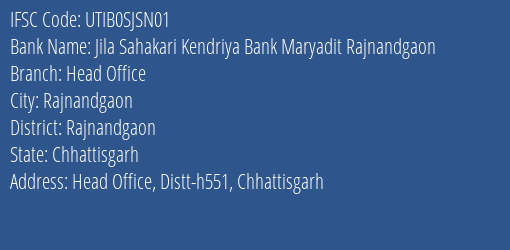 Axis Bank Jila Sahakari Kendriya Bank Mydt Branch, Branch Code SJSN01 & IFSC Code UTIB0SJSN01